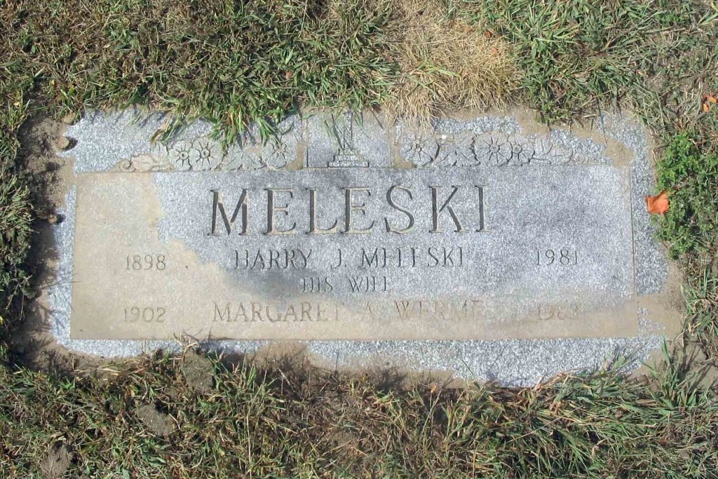 The Grave of Harry Meleski and Margaret Warchol