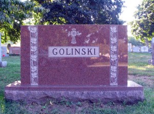 Monument for the Golinski Family - Obverse
