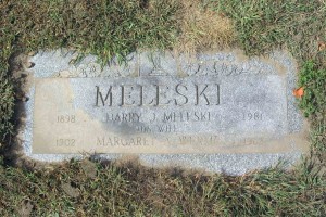 Burial Marker for Harry and Margaret Meleski