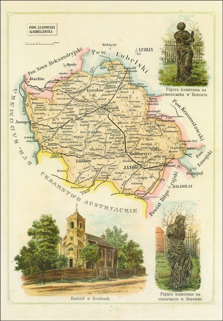 Janów Powiat in the Lublin Gubernia - 1907