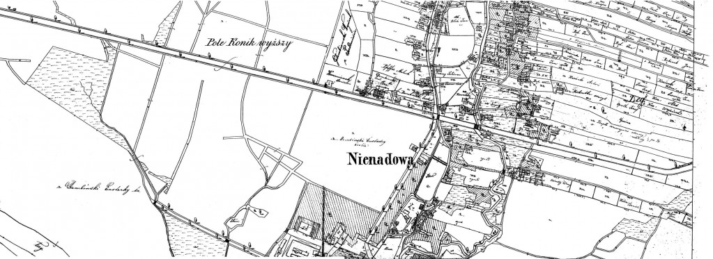 Nienadowa, Galicia - 1854 (Map 19)