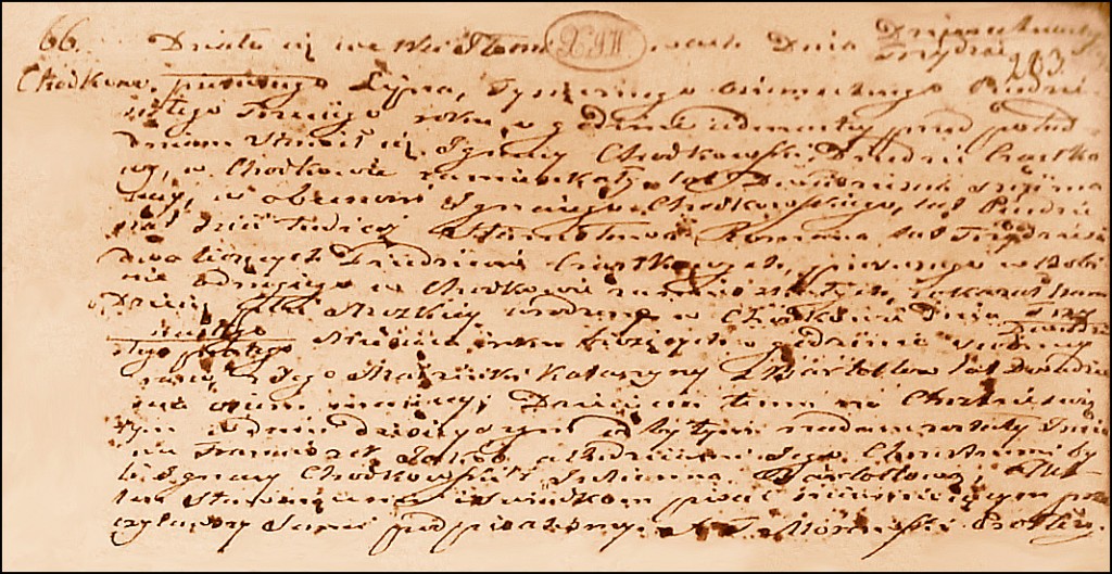 The Birth and Baptismal Record of Franciszek Jakub Chodkowski - 1853
