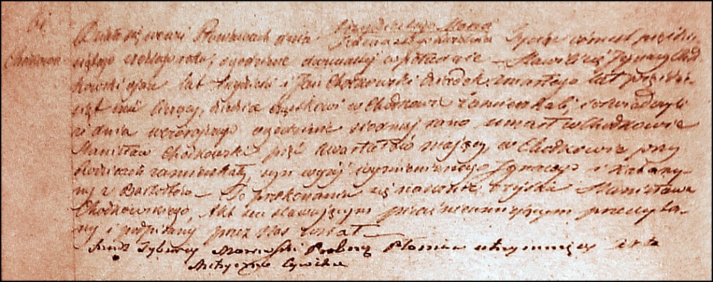 The Death and Burial Record of Stanisław Chodkowski - 1856