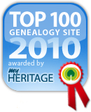 MyHeritage.com Top 100 Genealogy Sites