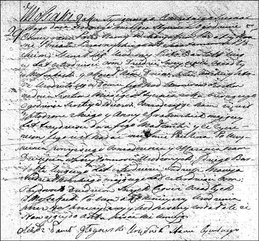 The Birth and Baptismal Record of Paulina Bartołd - 1816