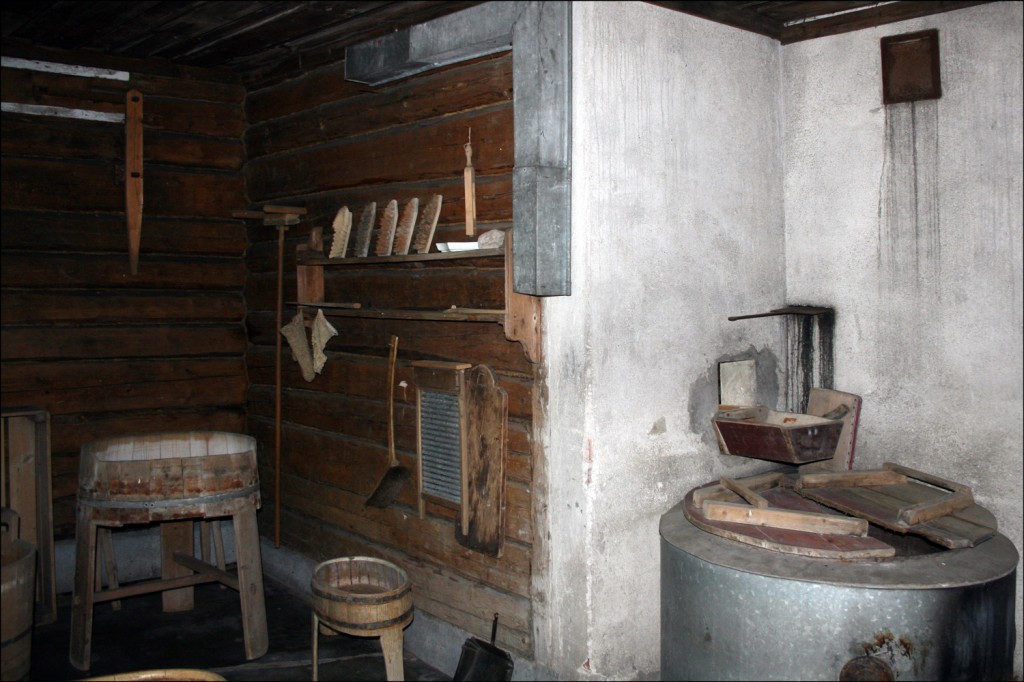 Laundry Room in Sauna