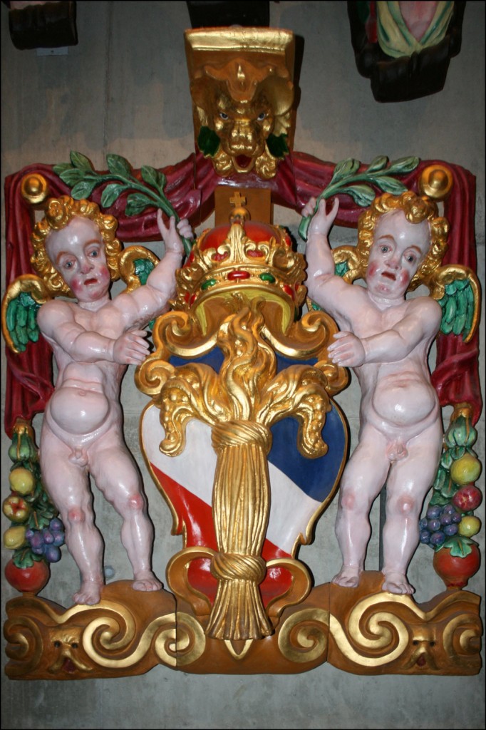 Painted Replica of the Ornamentation on the Stern of the Vasa