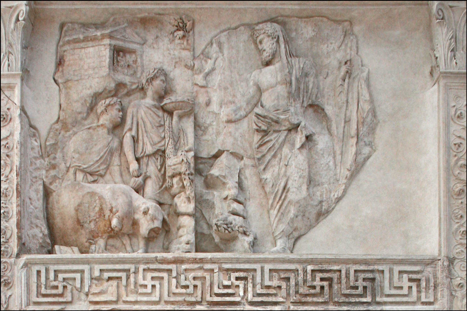 East and West Panels the Ara Pacis Augustae Rome | Steve's Genealogy Blog