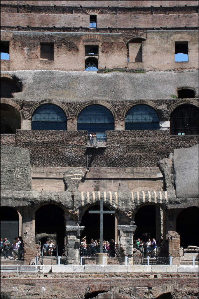 Details of the Interior of the Colosseum in Rome, Italy | Steve's ...