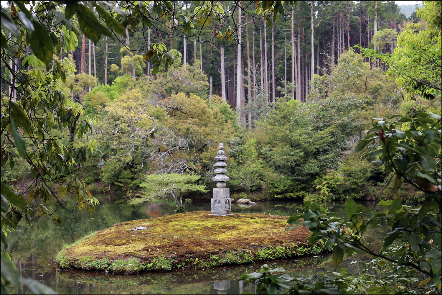 White Snake Pagoda at Kinkaku-ji