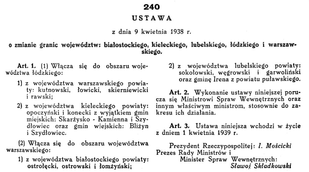 Act of 04 April 1938